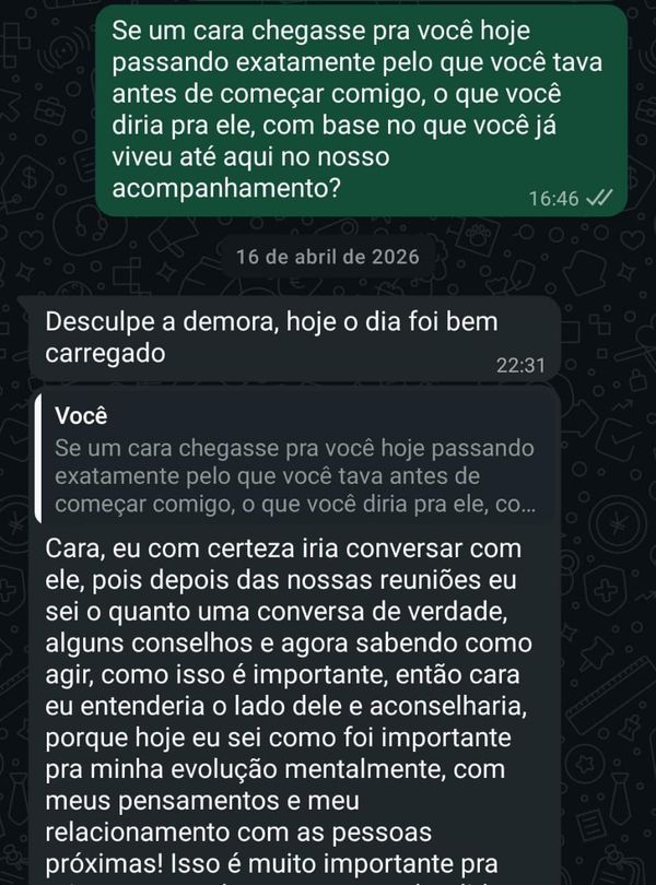 Depoimento de cliente do João